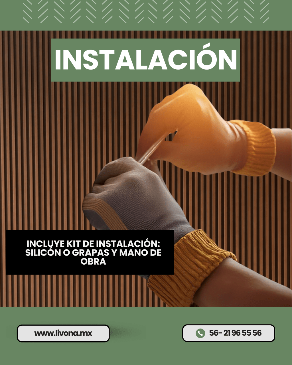 INSTALACIÓN DE LAMBRÍN